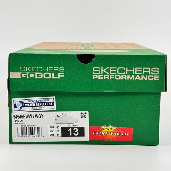 Skechers GO GOLF Pivot EXTRA WIDE \'White\' 54545EWW-WGY Multi Size main image 9
